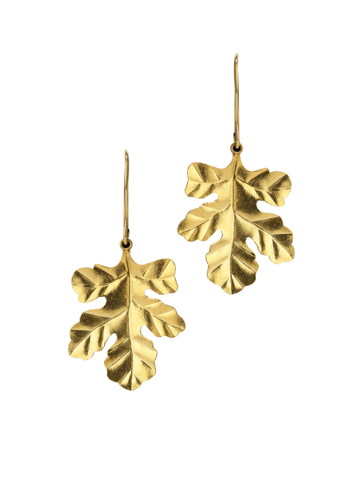 The secret garden oak leaf earrings photo