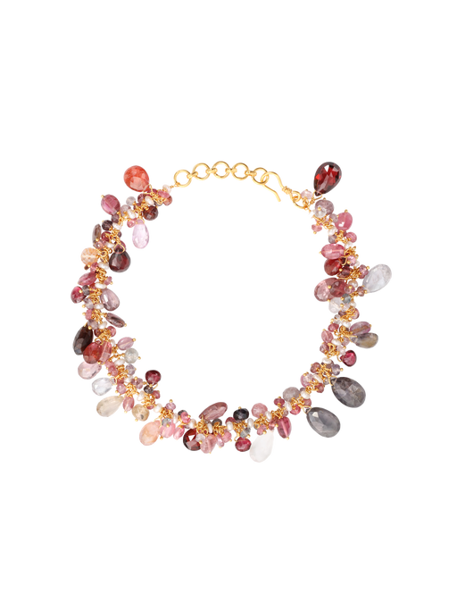 Katherine multicolour sapphire & pearl bracelet photo
