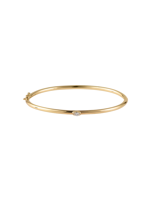 Marquise cut diamond bangle  photo