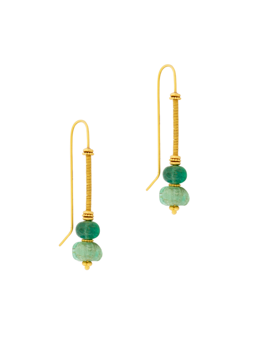 Duo emerald linea earrings photo