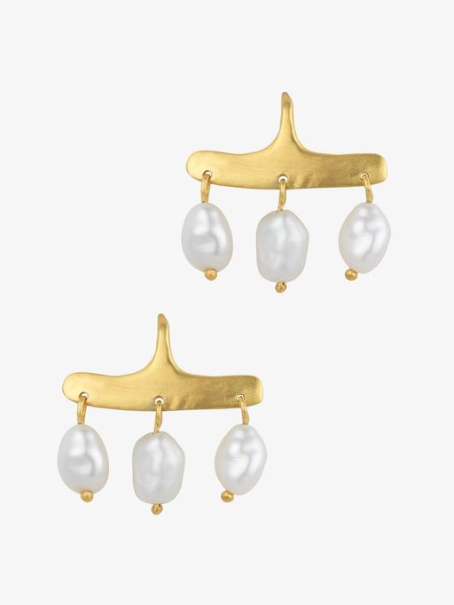 Keshi pearl syca earrings photo