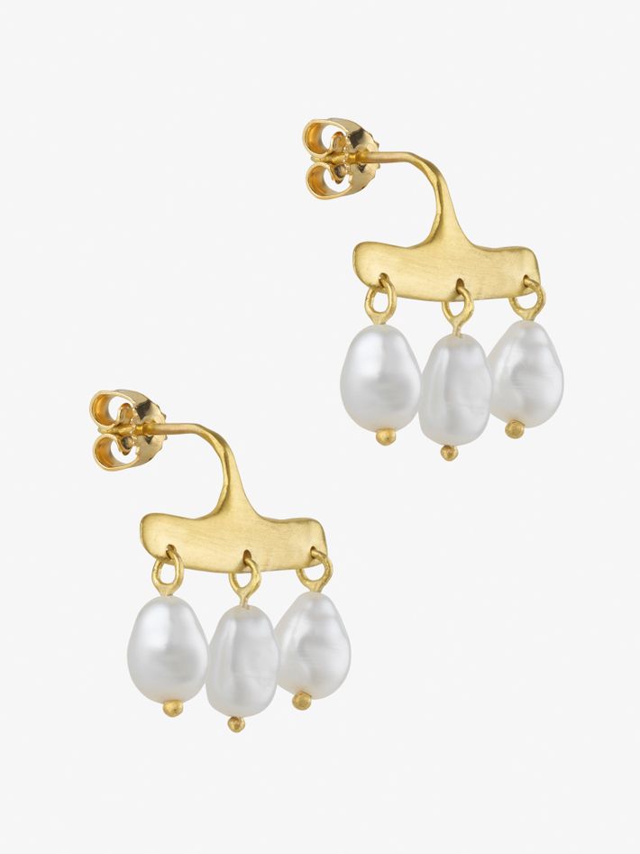 Keshi pearl syca earrings