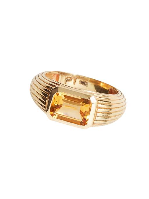Chubby citrine ring photo