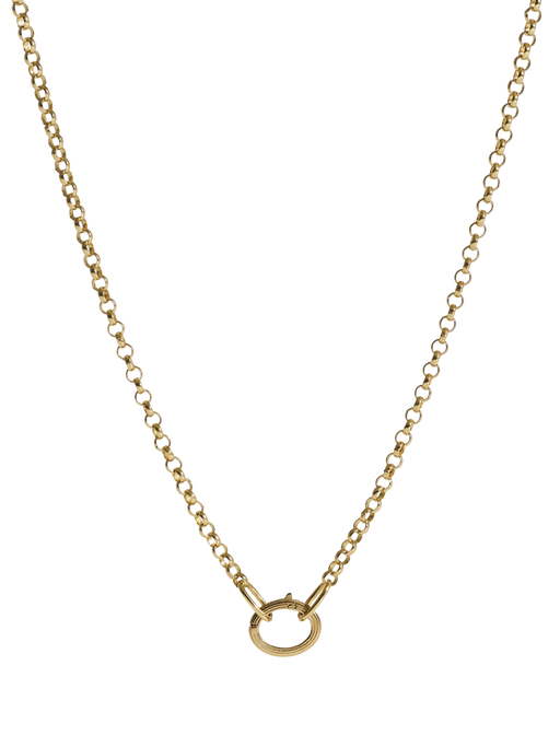 Lock chain necklace photo