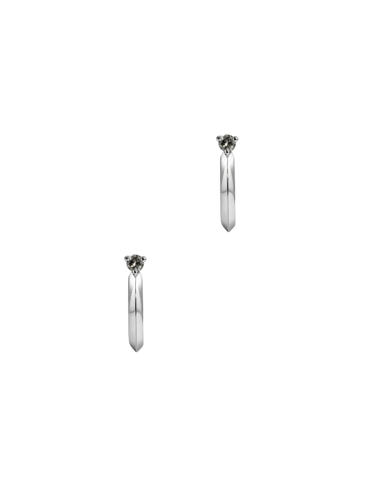 Uruz grey diamond earrings