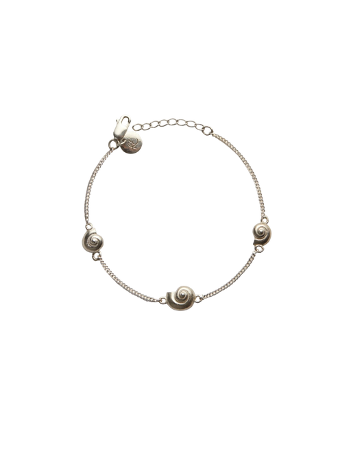 Inanna spiral fine bracelet silver photo