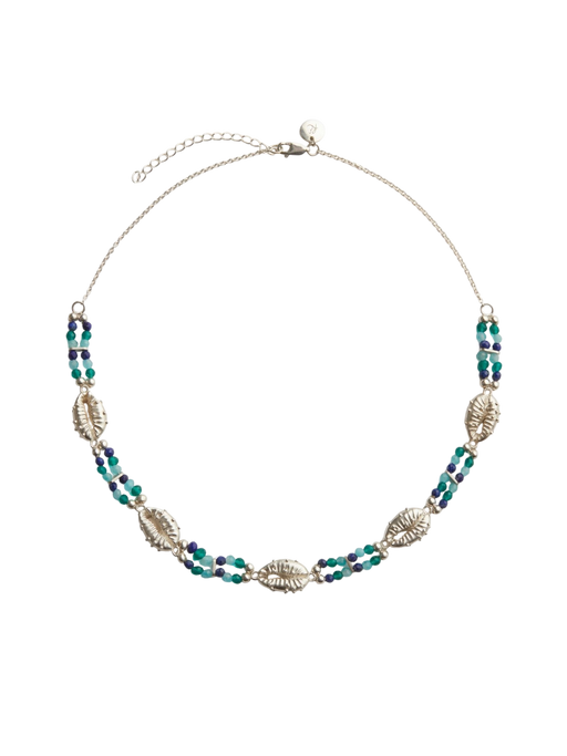 Aphrodite ocean choker necklace silver photo