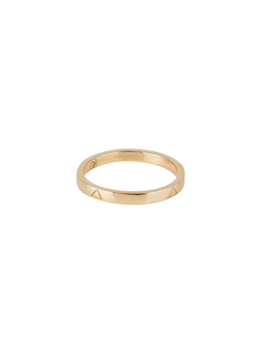 Solid gold four elements ring photo