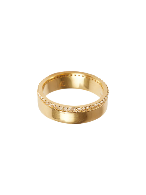 Nimbus diamond ring solid gold photo