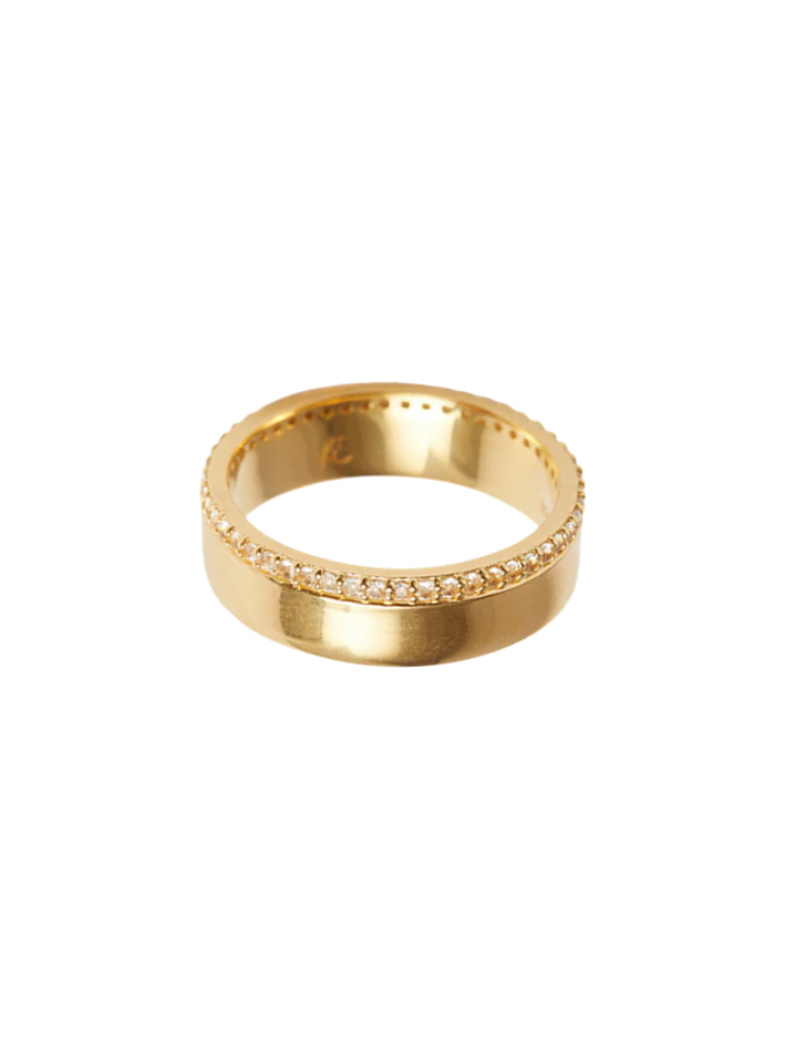 Nimbus diamond ring solid gold