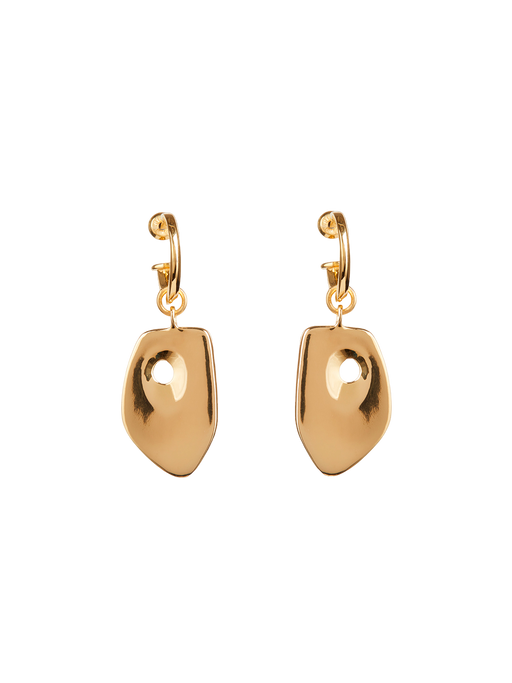 Theia gold earrings photo