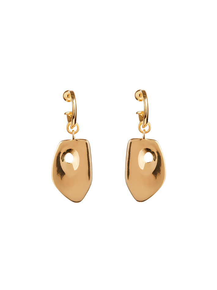 Theia gold earrings