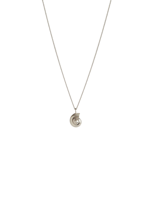Inanna spiral mini necklace silver photo