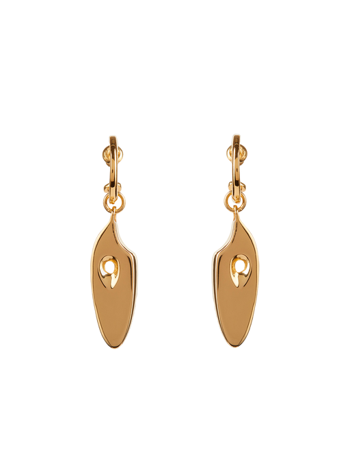 Juno gold earrings photo