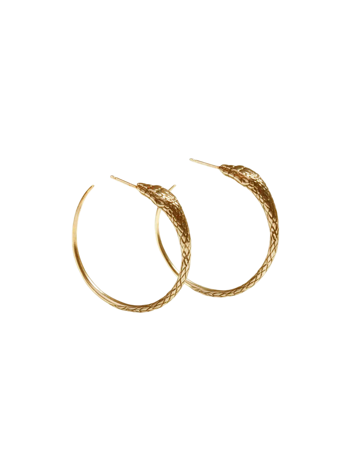 Ouroboros large snake hoops