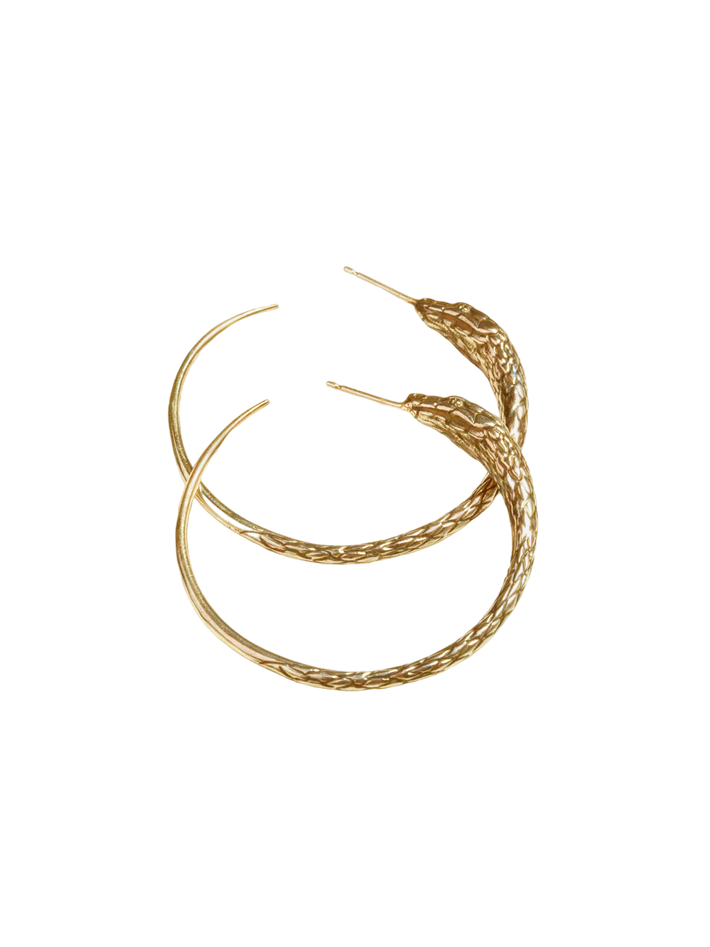 Ouroboros large snake hoops