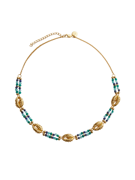 Aphrodite ocean choker necklace gold photo