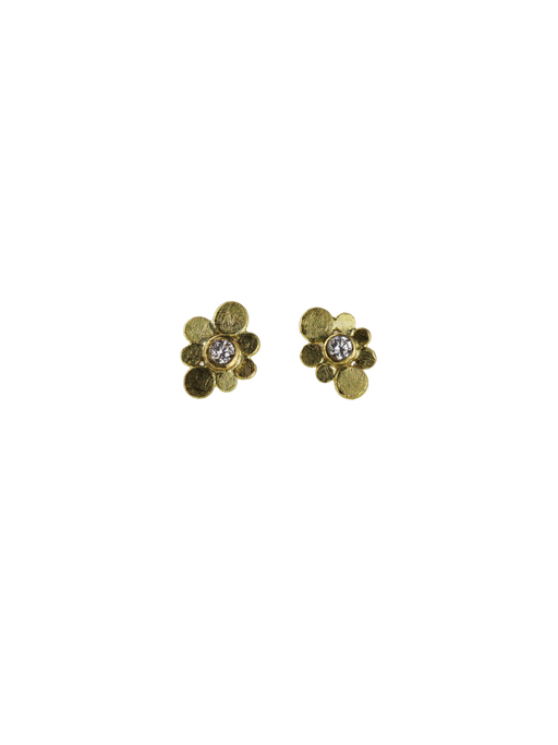 Freckle framed diamond earrings photo