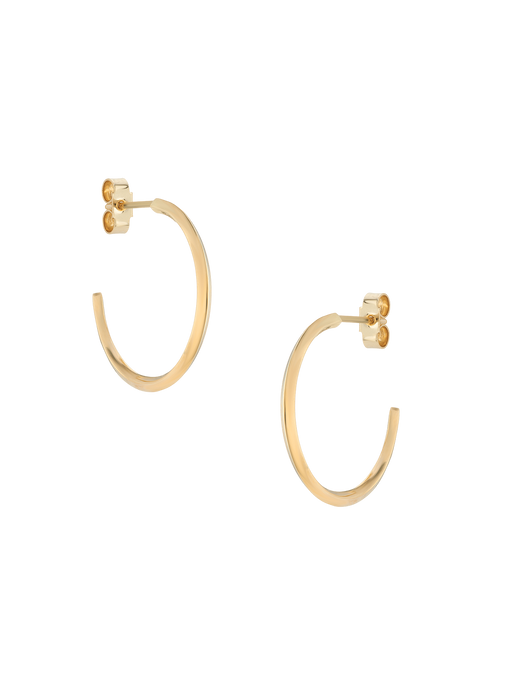 Large gold edge hoops photo