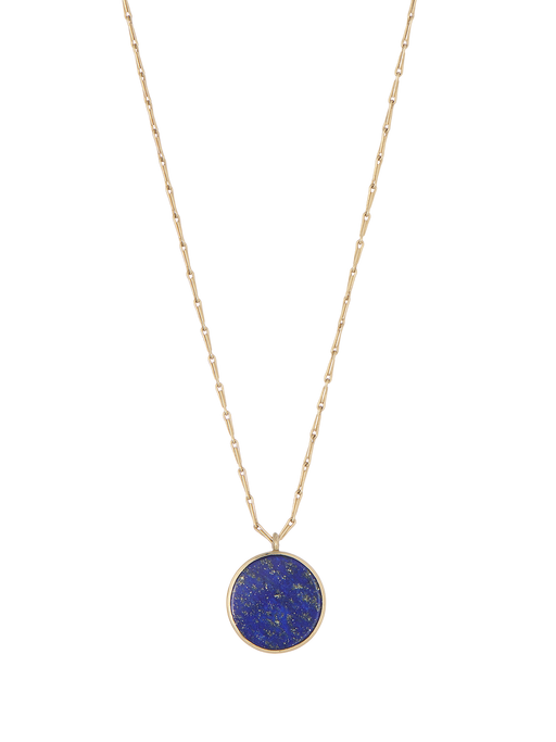 Lapis lazuli pendant chain necklace photo