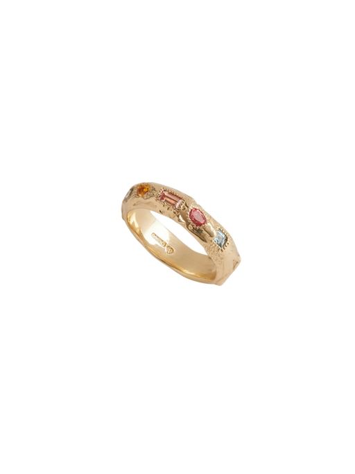 Miligrain Madagascan Sapphire Chunky Treasure Band photo