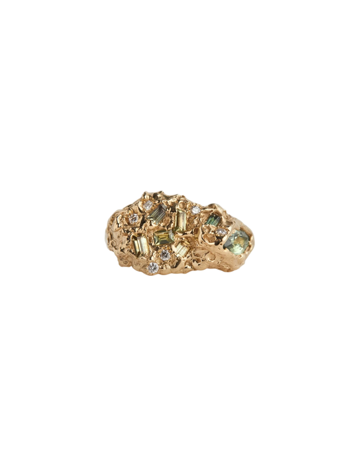 Ancient Riches Green Sapphire Ring photo