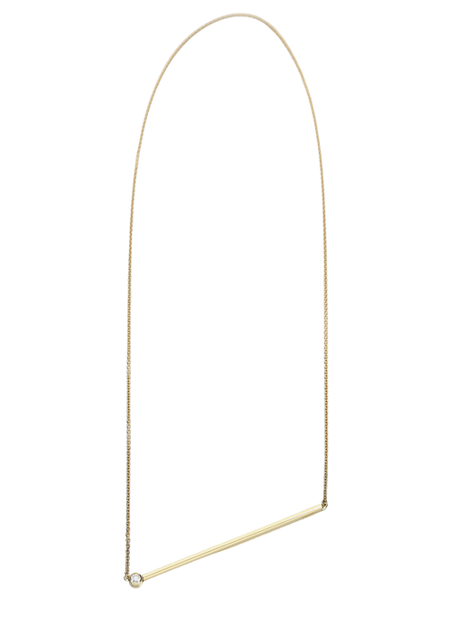 Abacus small diamond necklace photo