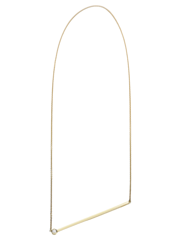 Abacus small diamond necklace