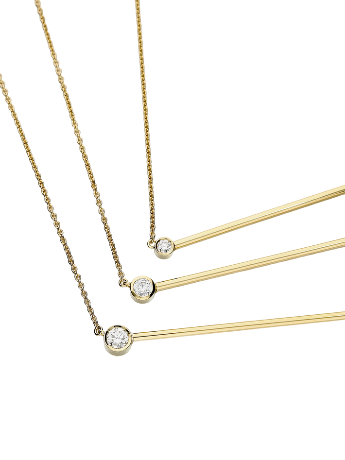 Abacus large diamond necklace