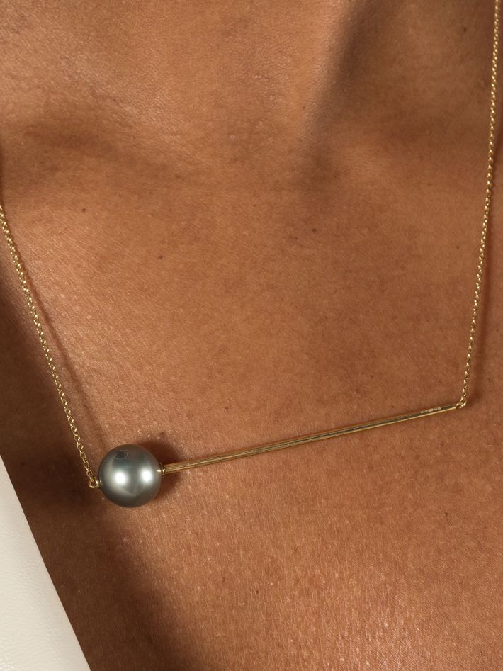 Abacus tahitian pearl necklace