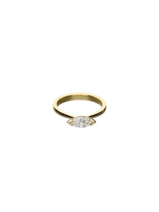 Ava classic marquise diamond ring photo