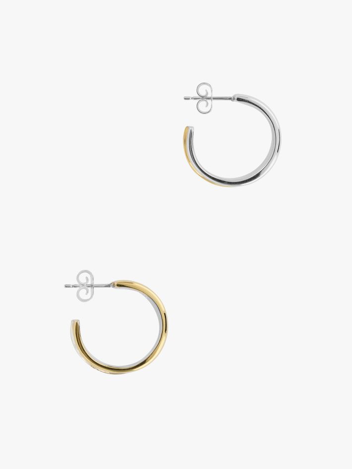 Joan two-tone hoops