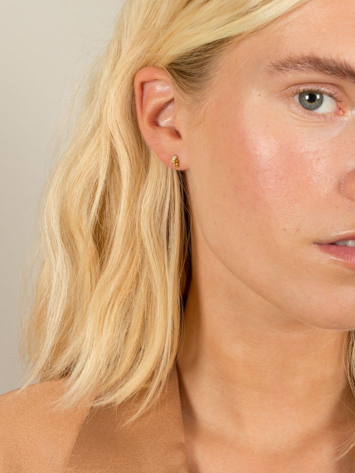 Citrine birthstone earrings