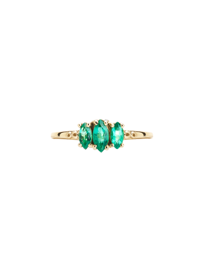 Rosa emerald ring