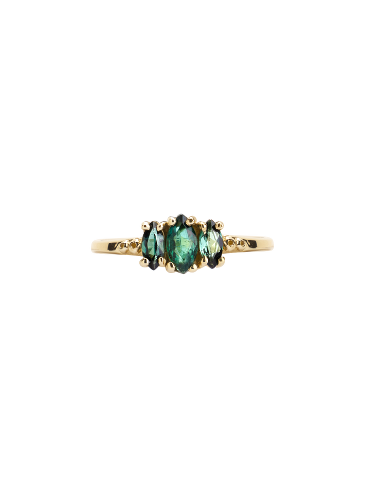 Rosa teal tourmaline ring