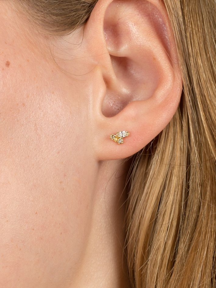 Diamond birthstone earrings