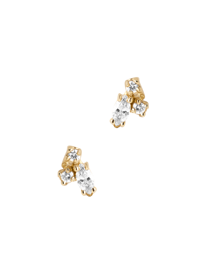 Diamond birthstone earrings