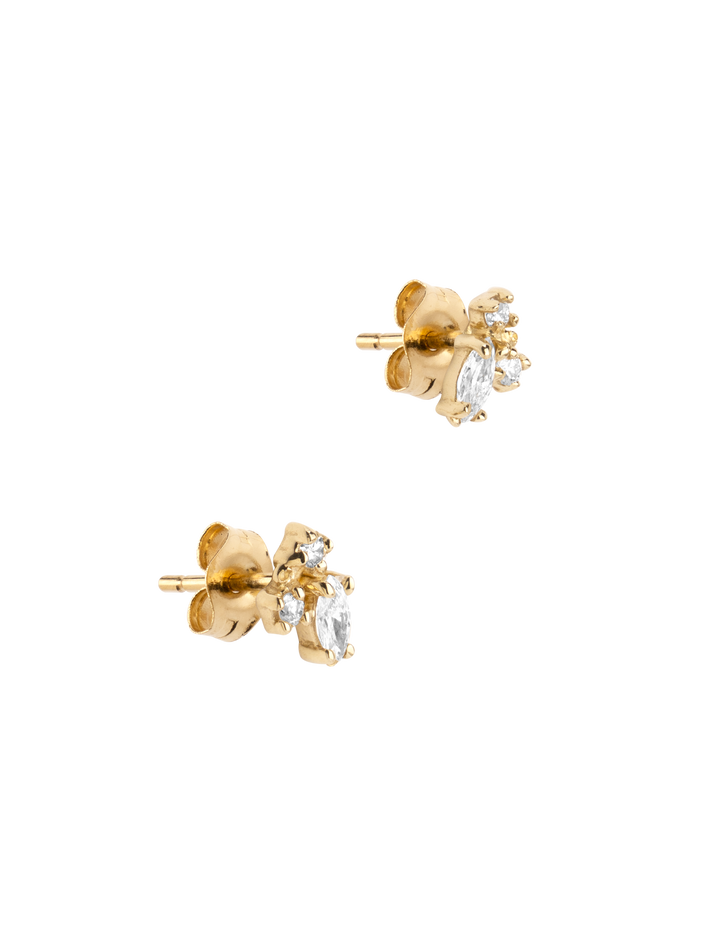 Diamond birthstone earrings