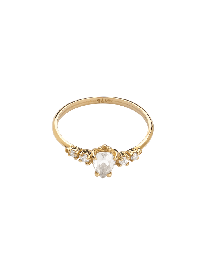 Balance champagne diamond ring