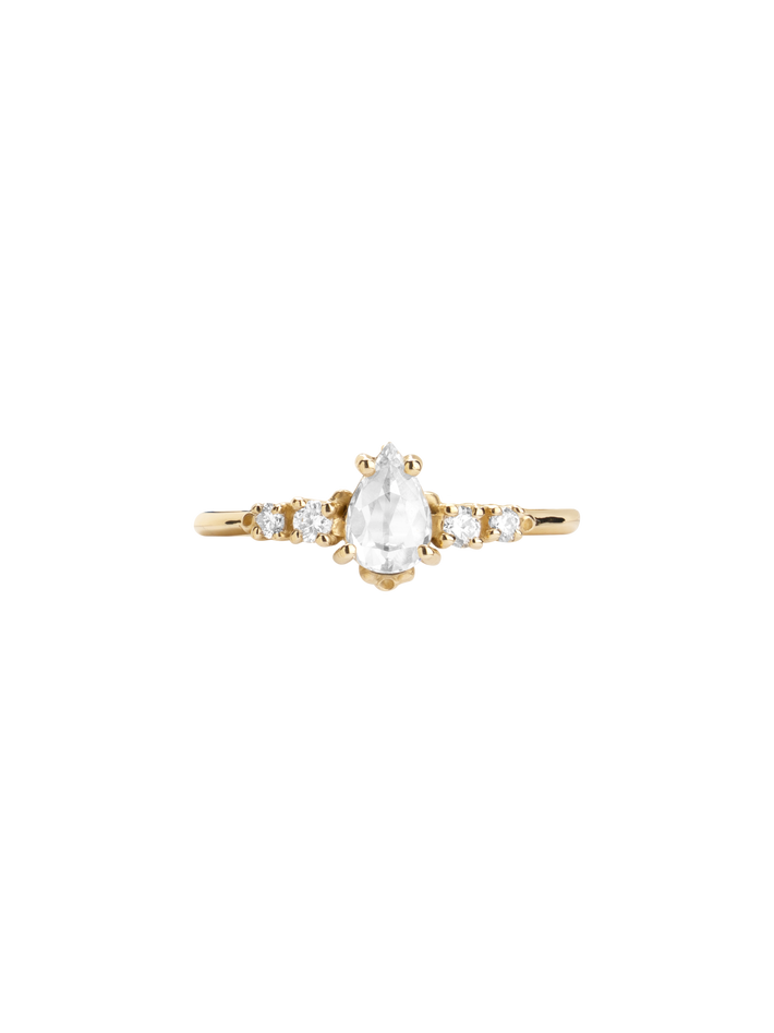 Balance champagne diamond ring