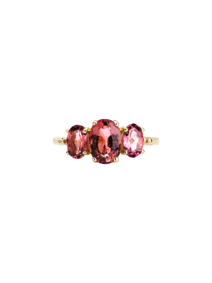 Oval the moon tourmaline ring