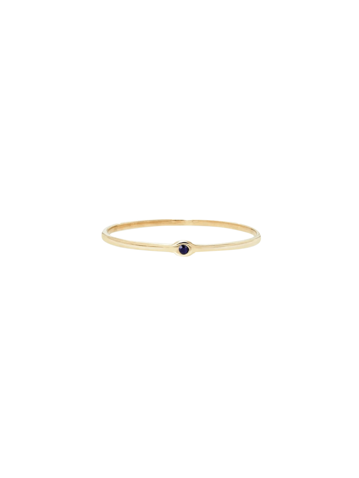Memory sapphire ring