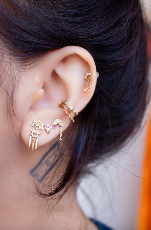 Add The Streamers Party Hat Stud photo