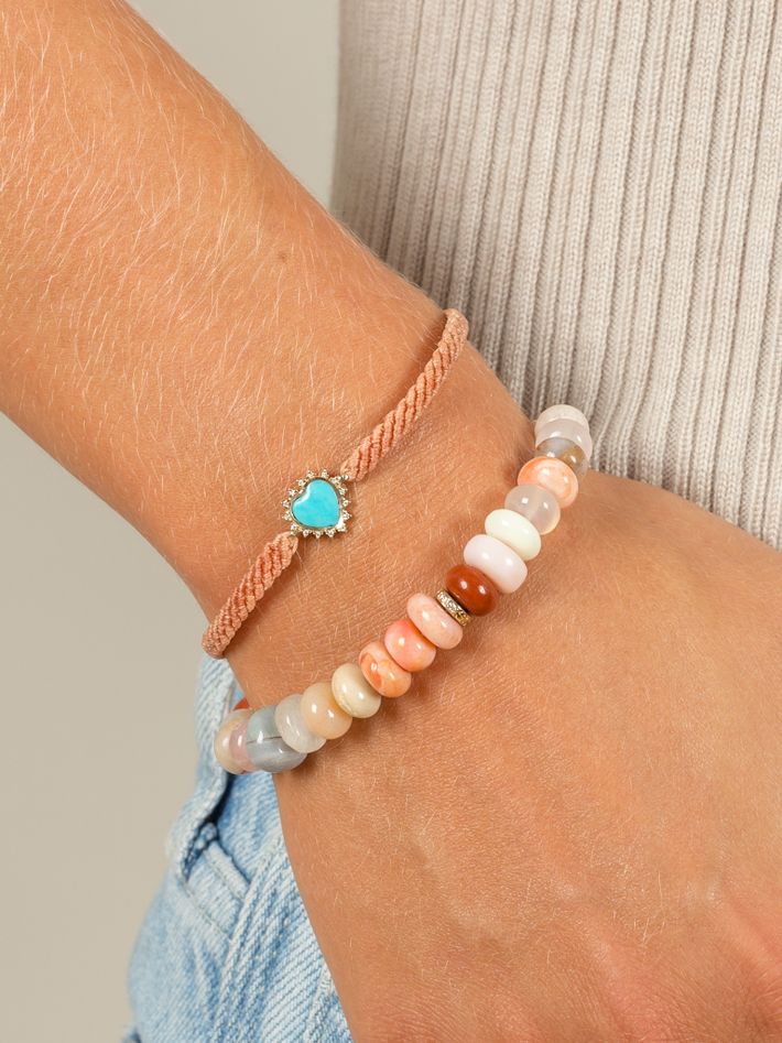 Candy gem bracelet in desert by Scosha