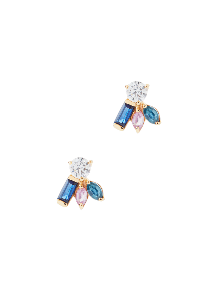 The blue iris stud