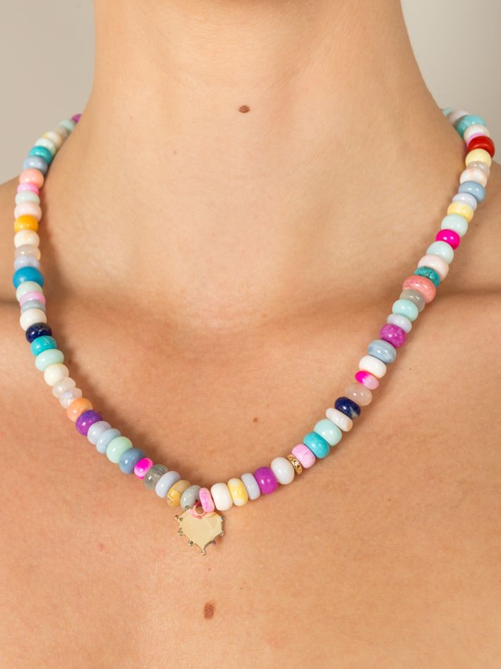 Candy gem necklace