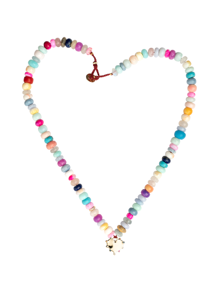 Candy gem necklace