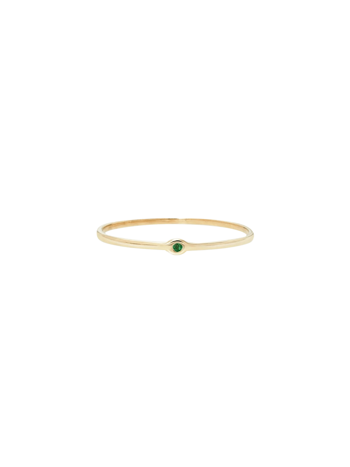 Memory emerald ring