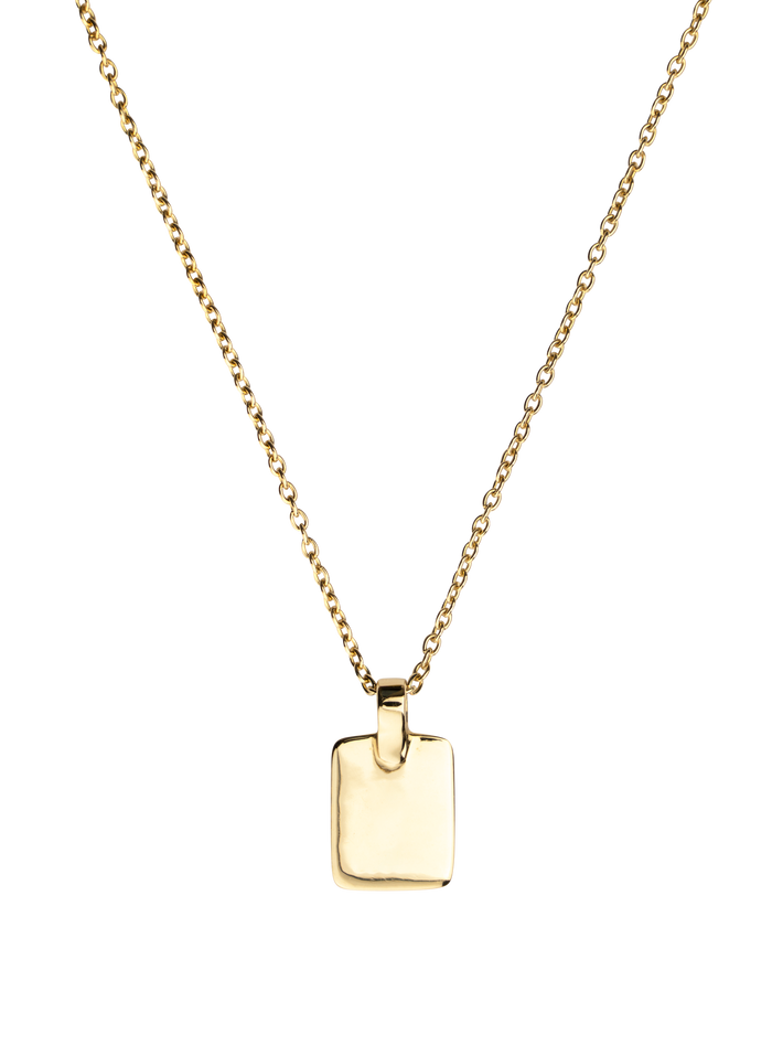 Classic tag necklace