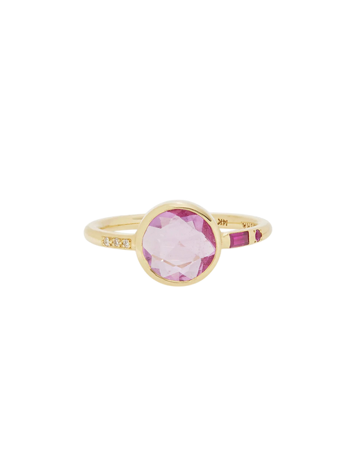 The Lovern Ring with Pink Sapphire photo